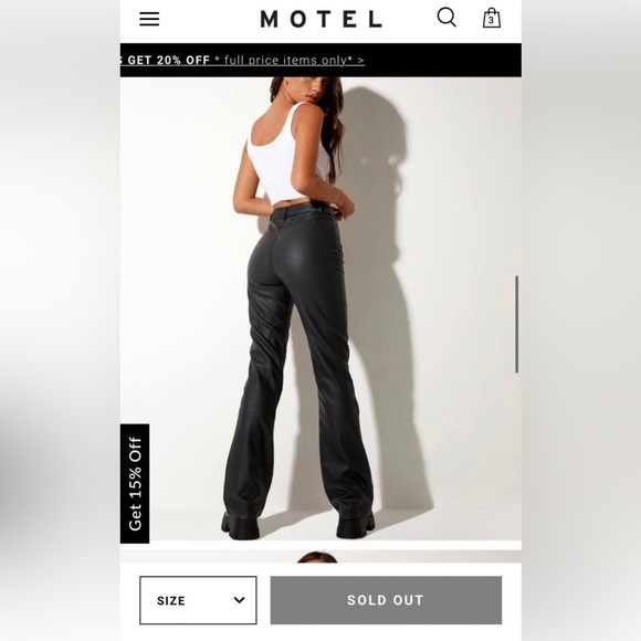 Motel Rocks Zoven Trouser - Picture 3 of 5